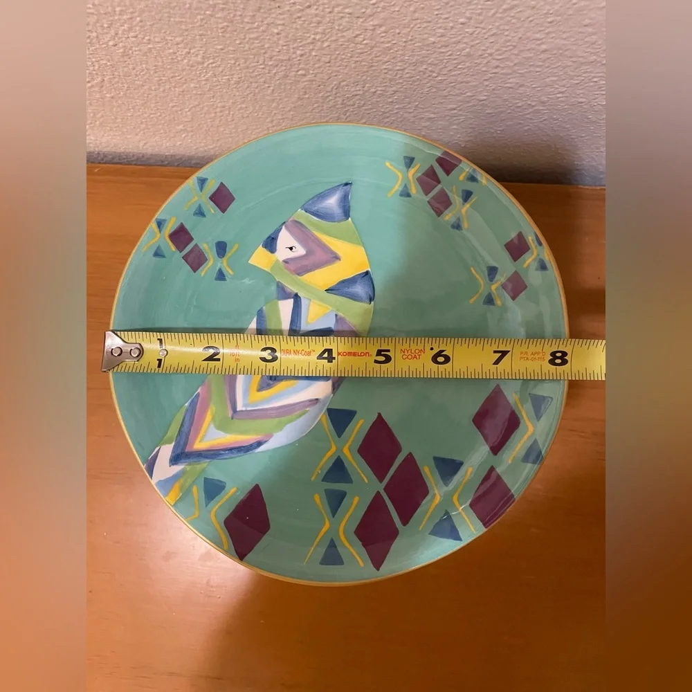 Hand painted Salad Plate set of 12